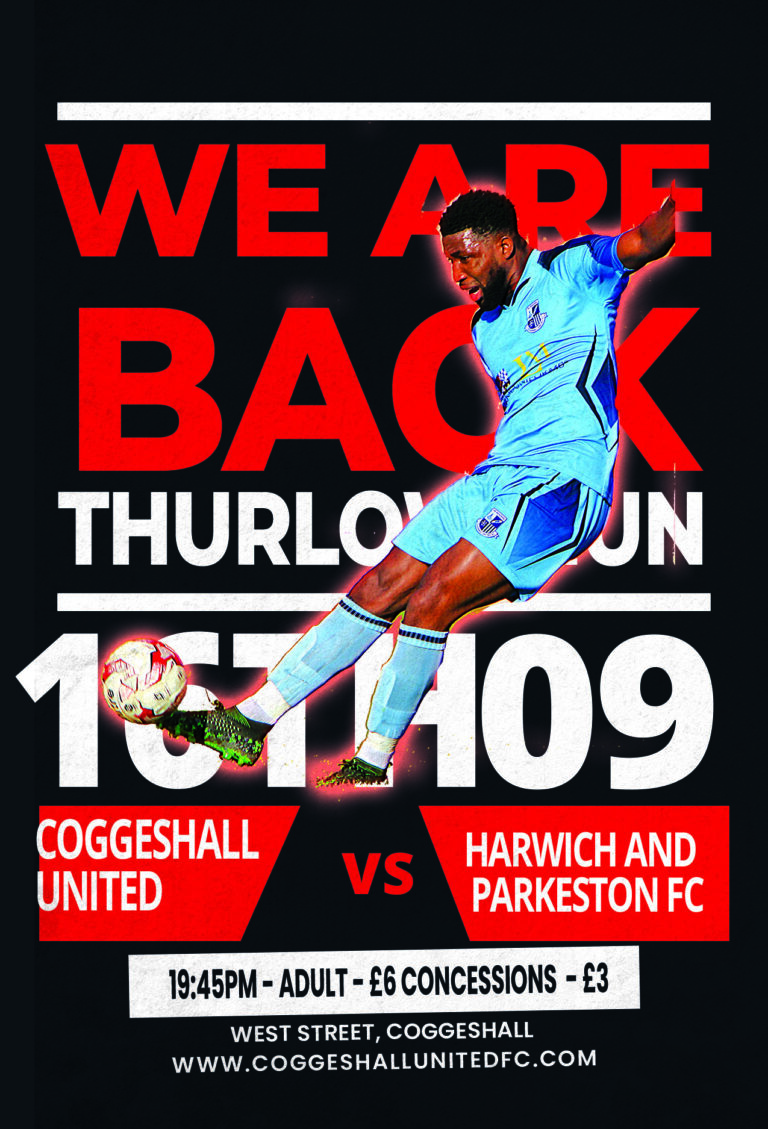 Coggeshall United V Harwich And Parkeston | MATCH PROGRAMME